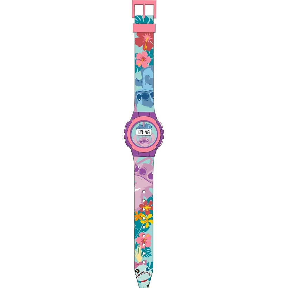 RELOJ DIGITAL STITCH TROPICAL
