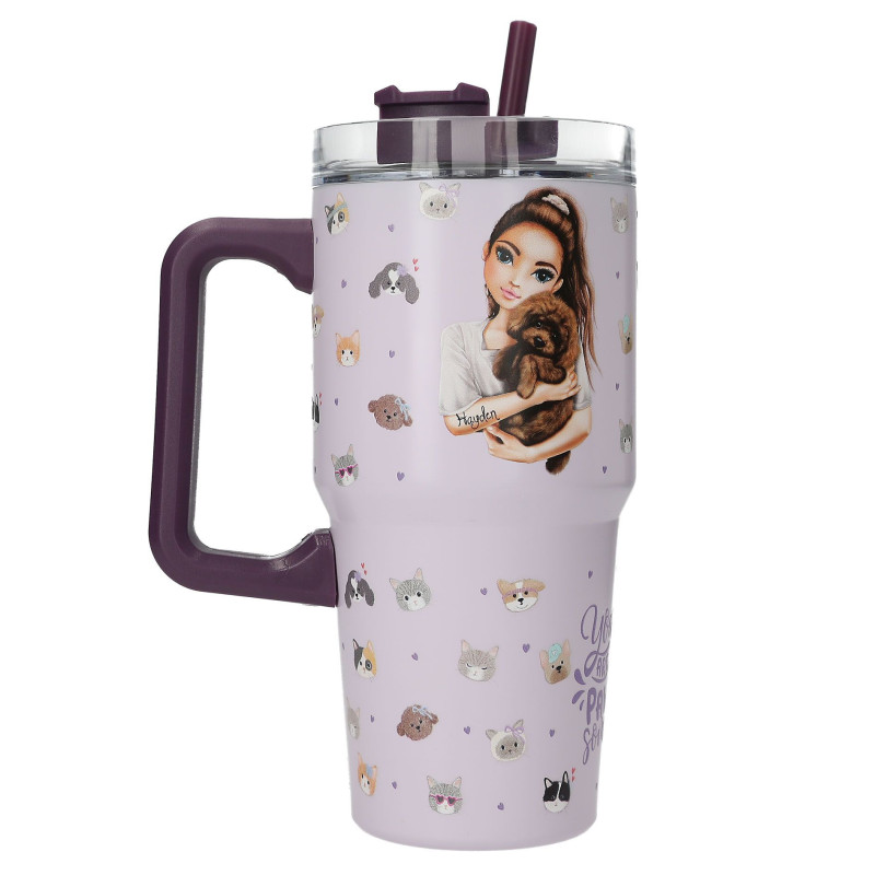 VASO PARA LLEVAR KITTY y DOGS