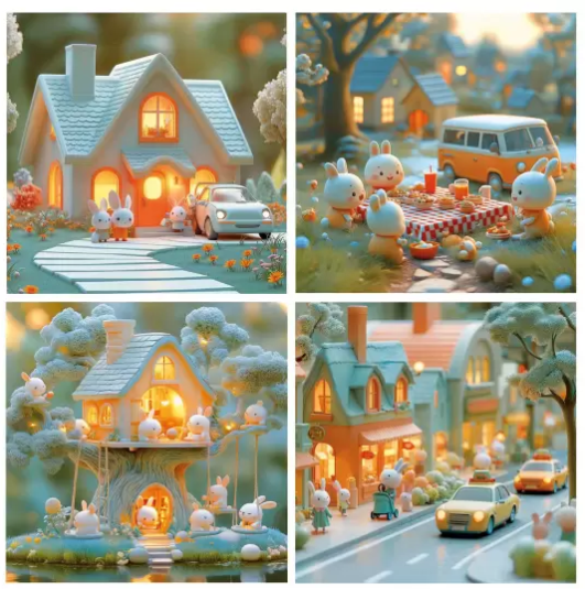 PUZ.12+16+20+25 CIUDAD CONEJITOS