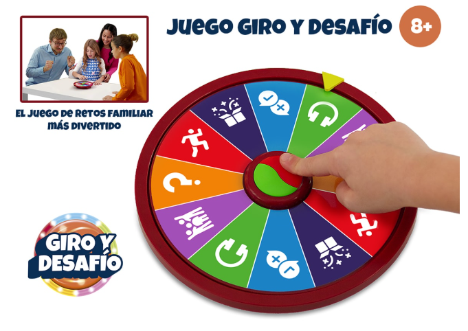 JUEGO GIRA Y DESAFIO