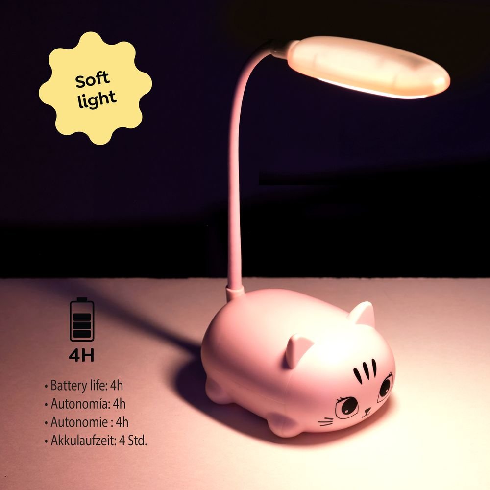 LUZ LED GATITA ROSA