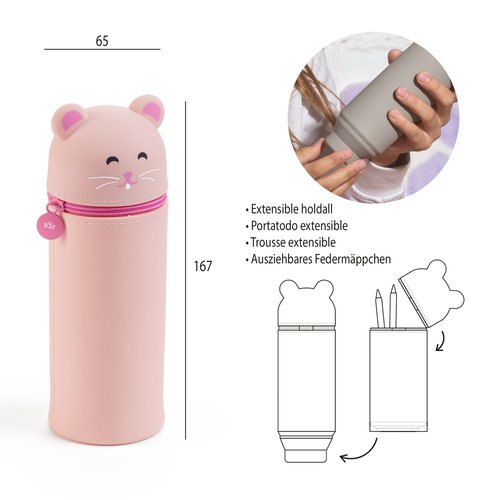 PORTATODO SILICONA HAMSTER CIL.