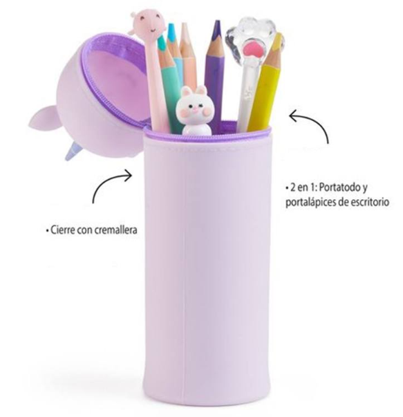 PORTATODO SILICONA UNICORNIO