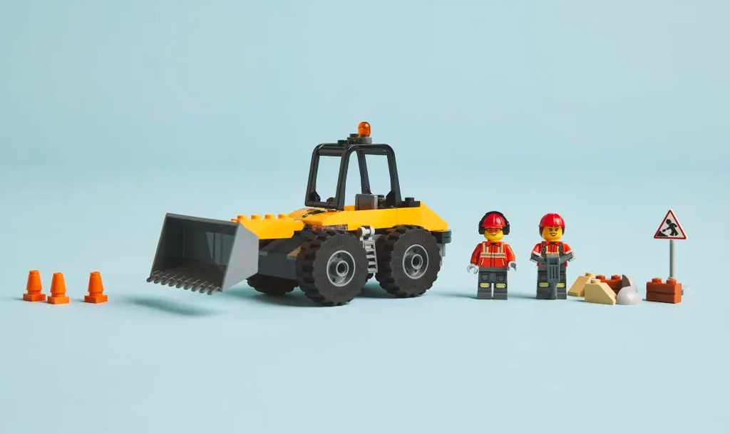 CARGADORA C/RUEDAS AMARILLA