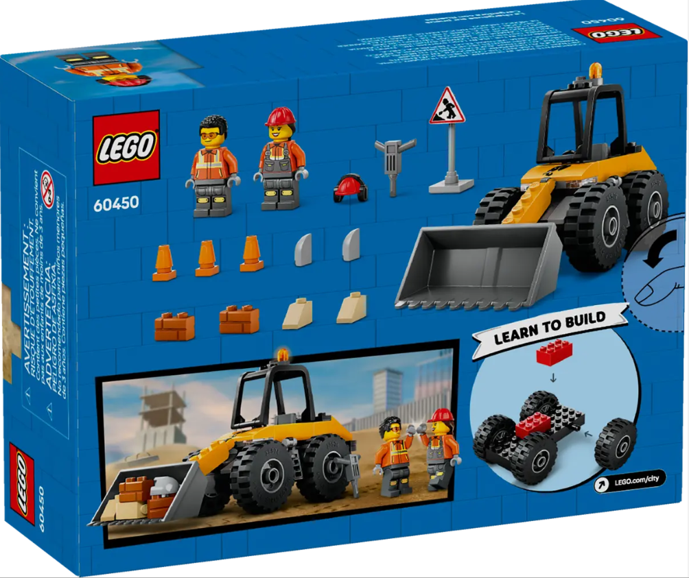 CARGADORA C/RUEDAS AMARILLA