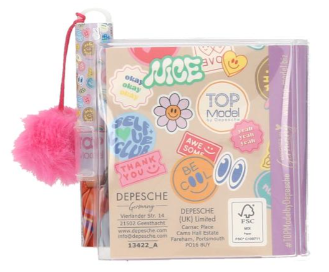 MINI BLOC NOTAS C/BOLI TOP MODEL