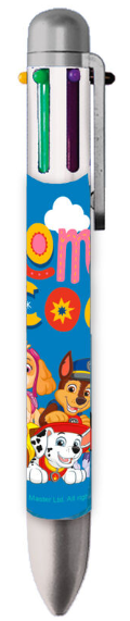 BOLIGRAFO 6 COL. PAW PATROL