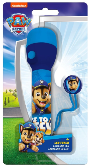LINTERNA LED GRANDE PAW PATROL