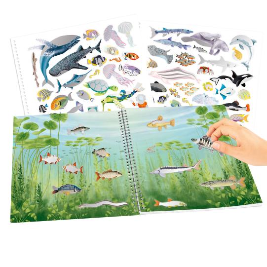 CUADERNO PEGATINAS OCEAN LIFE