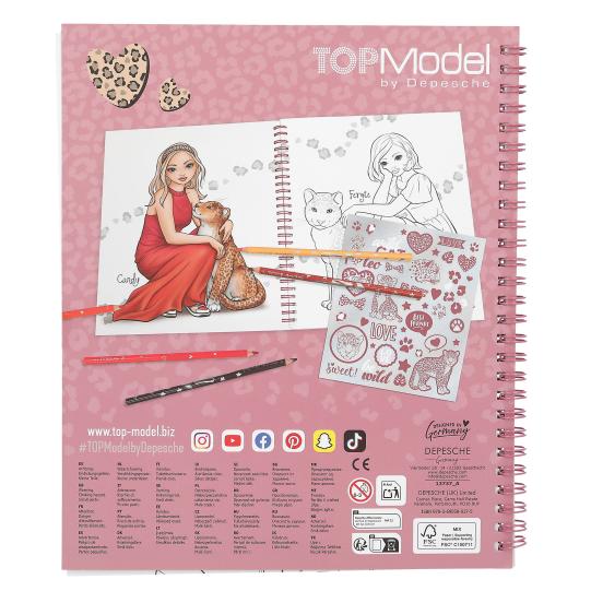LIBRO COLOREAR LEOHEART TOP MODEL