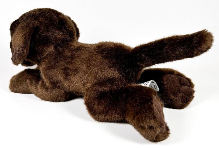 PELUCHE LABRADOR CHOC.25 CM.