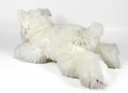 PELUCHE TERRIER BLANCO 25 CM.
