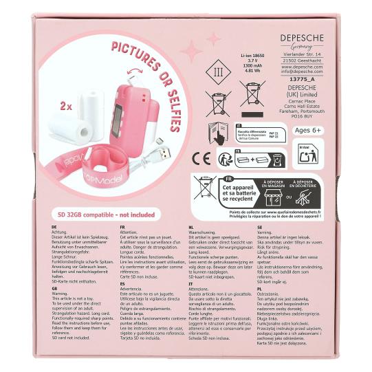 CAMARA C/IMPRESION TOP MODEL