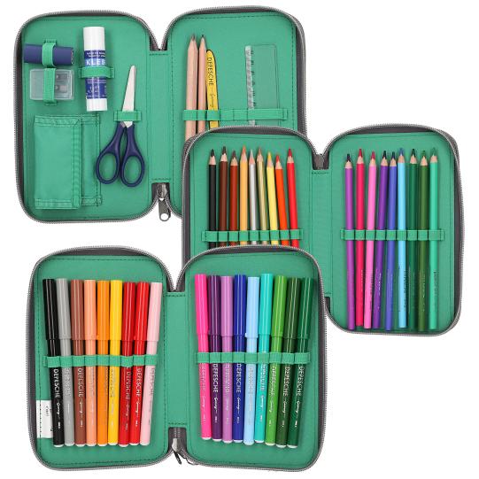 ESTUCHE TRIP.PANTHER VERDE DINO W.