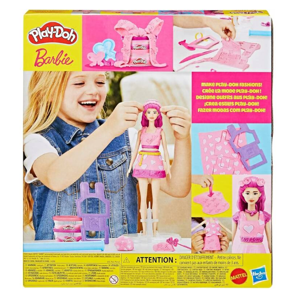 PLAYDOH BARBIE CORAZONES Y CAB.