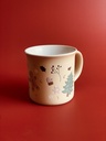 TAZA BEIGE NAVIDAD
