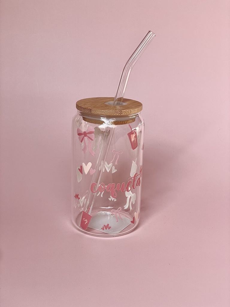 VASO PAJITA DULCE Y COQUETA