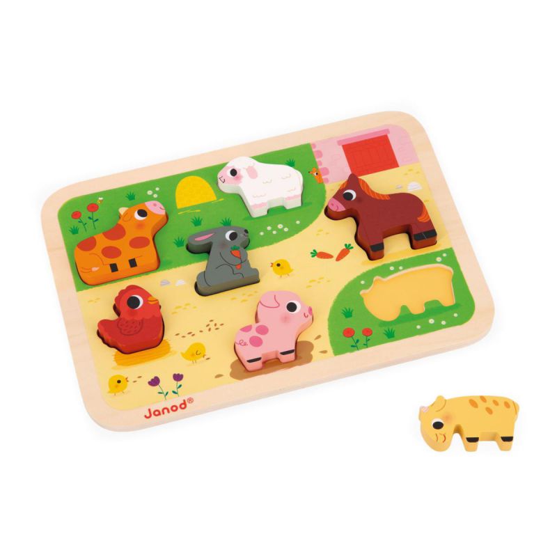 PUZZLE DE LA GRANJA CHUNKY