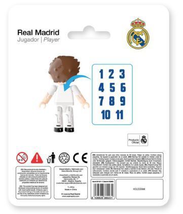 FIGURA JUGADOR REAL MADRID 4CM