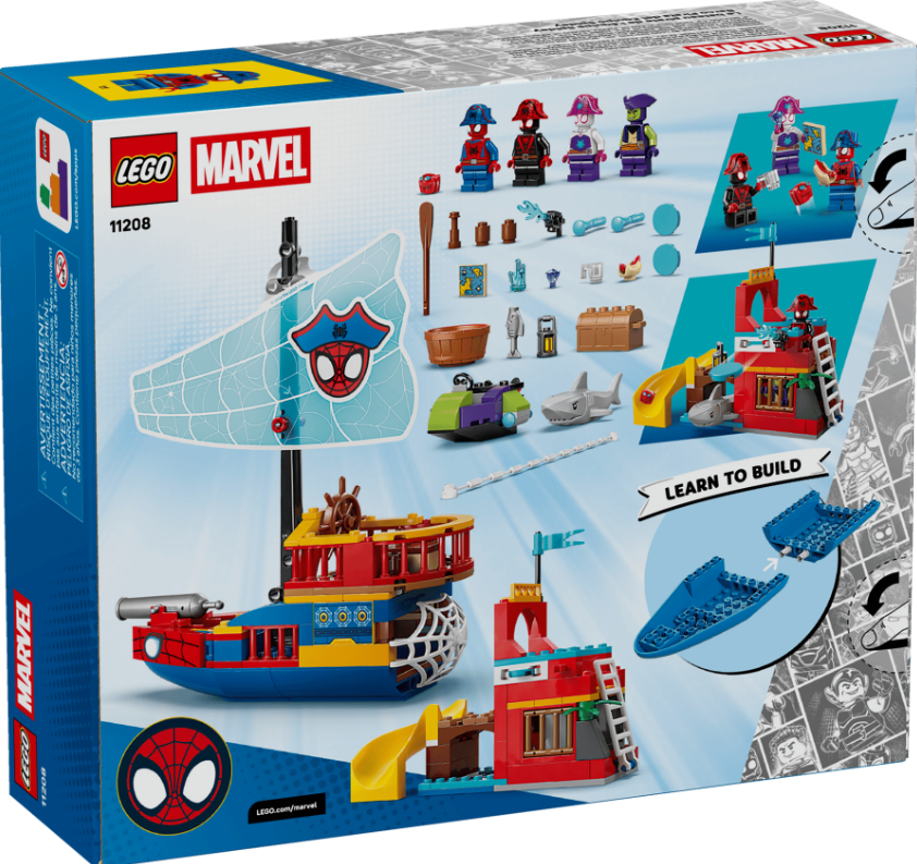 BARCO PIRATA EQUIPO SPIDEY