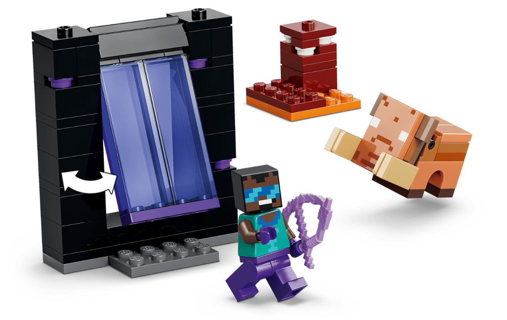 VIAJE POR EL NETHER Y PORTAL FIN