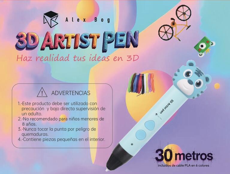 BOLIS 3D 4 COL. ARTIST TIGER