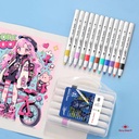 MALETIN ROTULADORES ACRIL.(12)