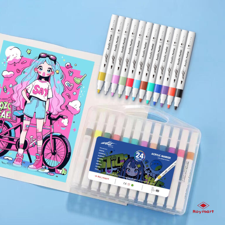 MALETIN ROTULADORES ACRIL.(24)