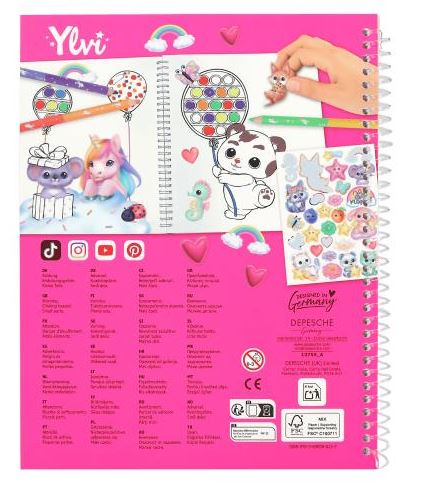 LIBRO P/COLOREAR YLVI POP AND PAINT