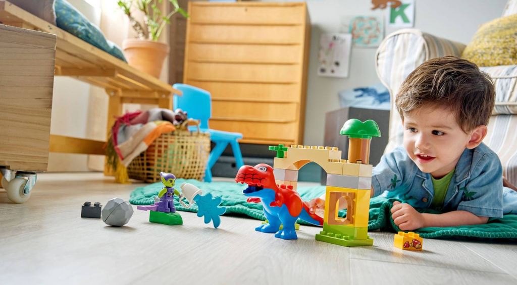 DINO SPIDEY-REX vs.DUENDE VERDE