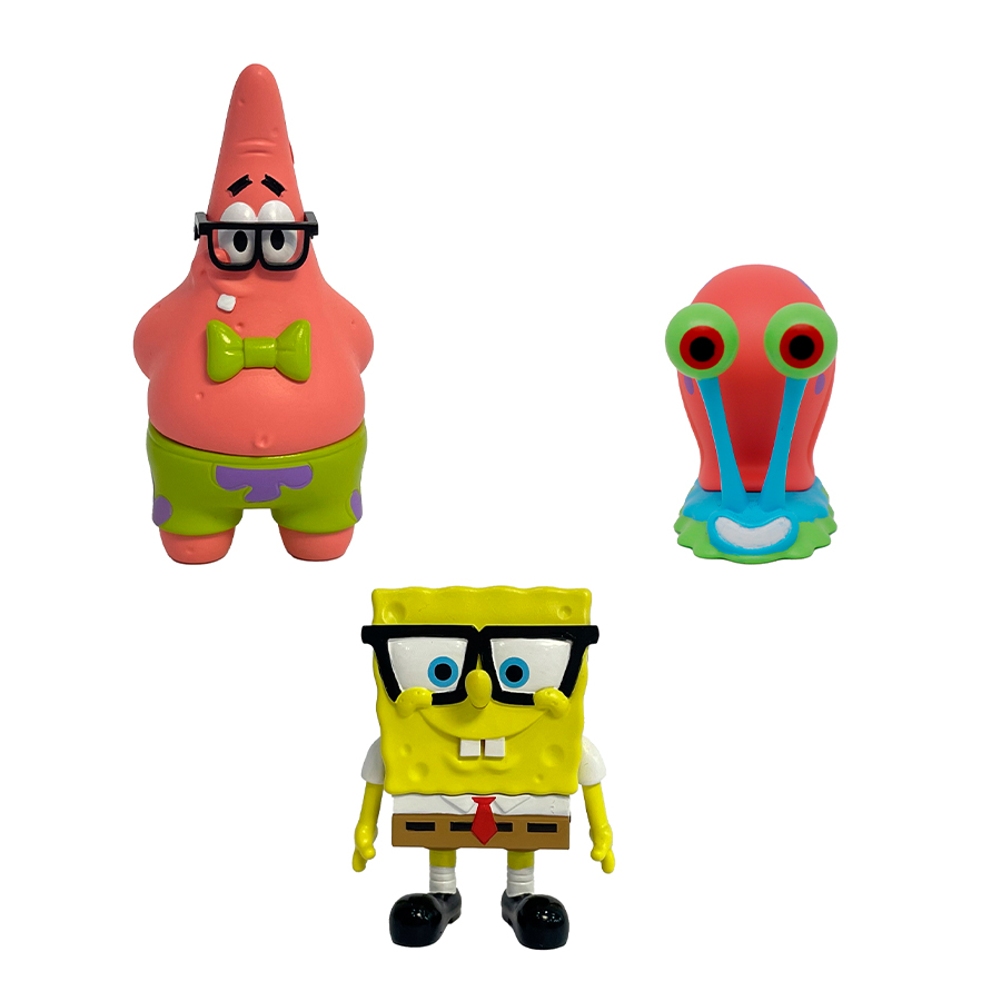 BOB ESPONJA PACK 3 FIG.