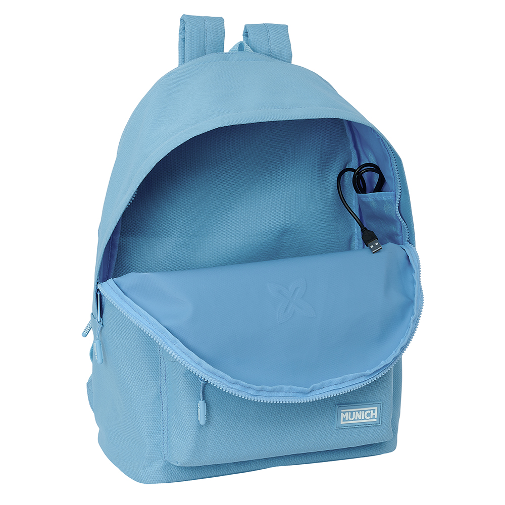 MOCHILA MUNICH BASIC AZUL