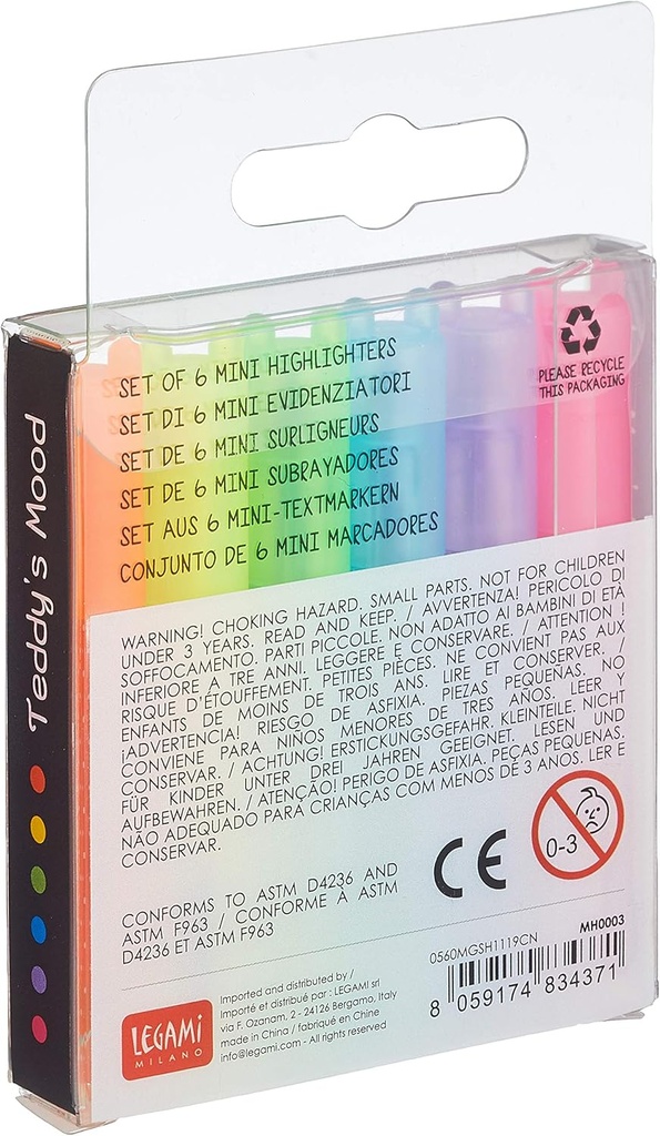 SUBRAYADORES MINI OSO PELUCHE