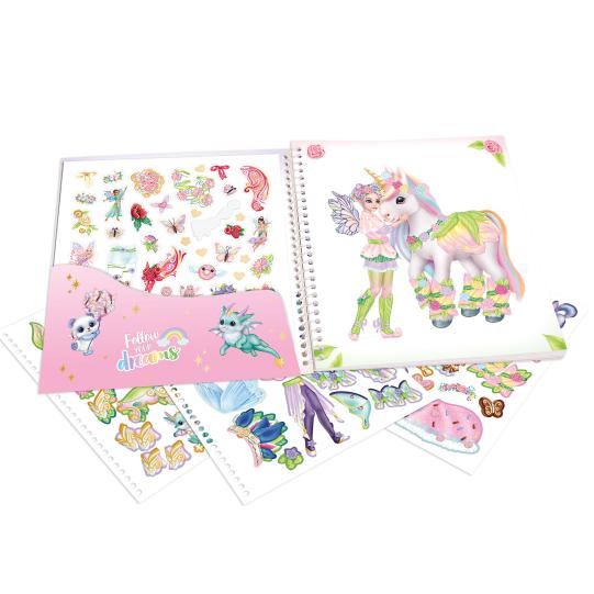 CUADERNO CALCOMANIAS YLVI DRESS ME
