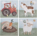 PUZLE 4 EN 1 PEQ.GRANJA