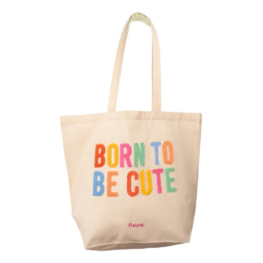 BOLSA COMPRA "BORN TO BE CUTE"