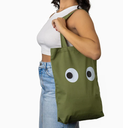 BOLSA COMPRA OJOS VERDE