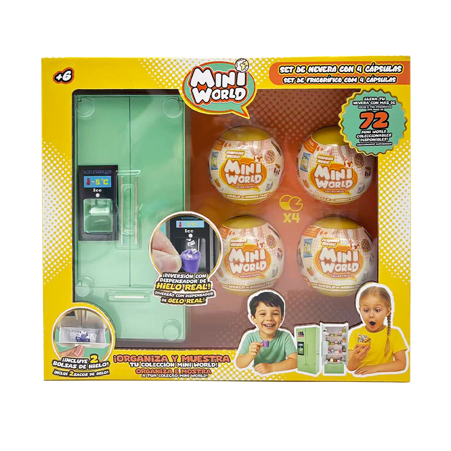MINI WORLD NEVERA C/4 CAPSULAS