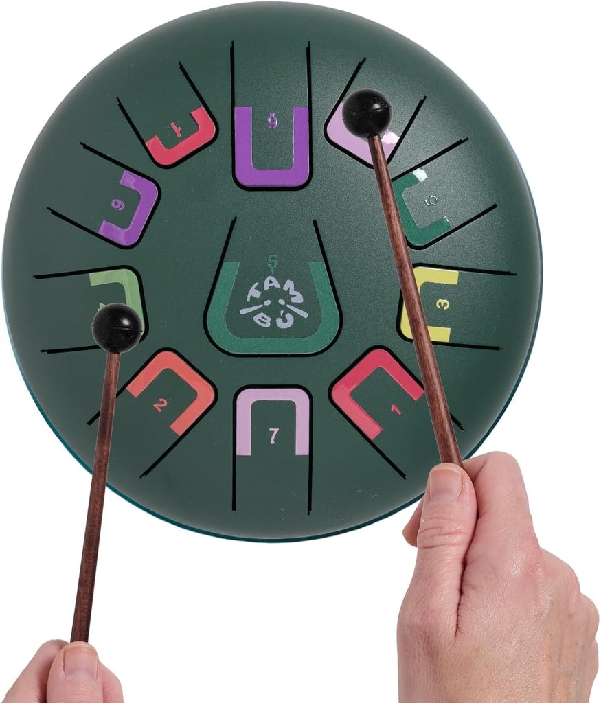 TAMBU 8" 11 NOTAS VERDE MATE