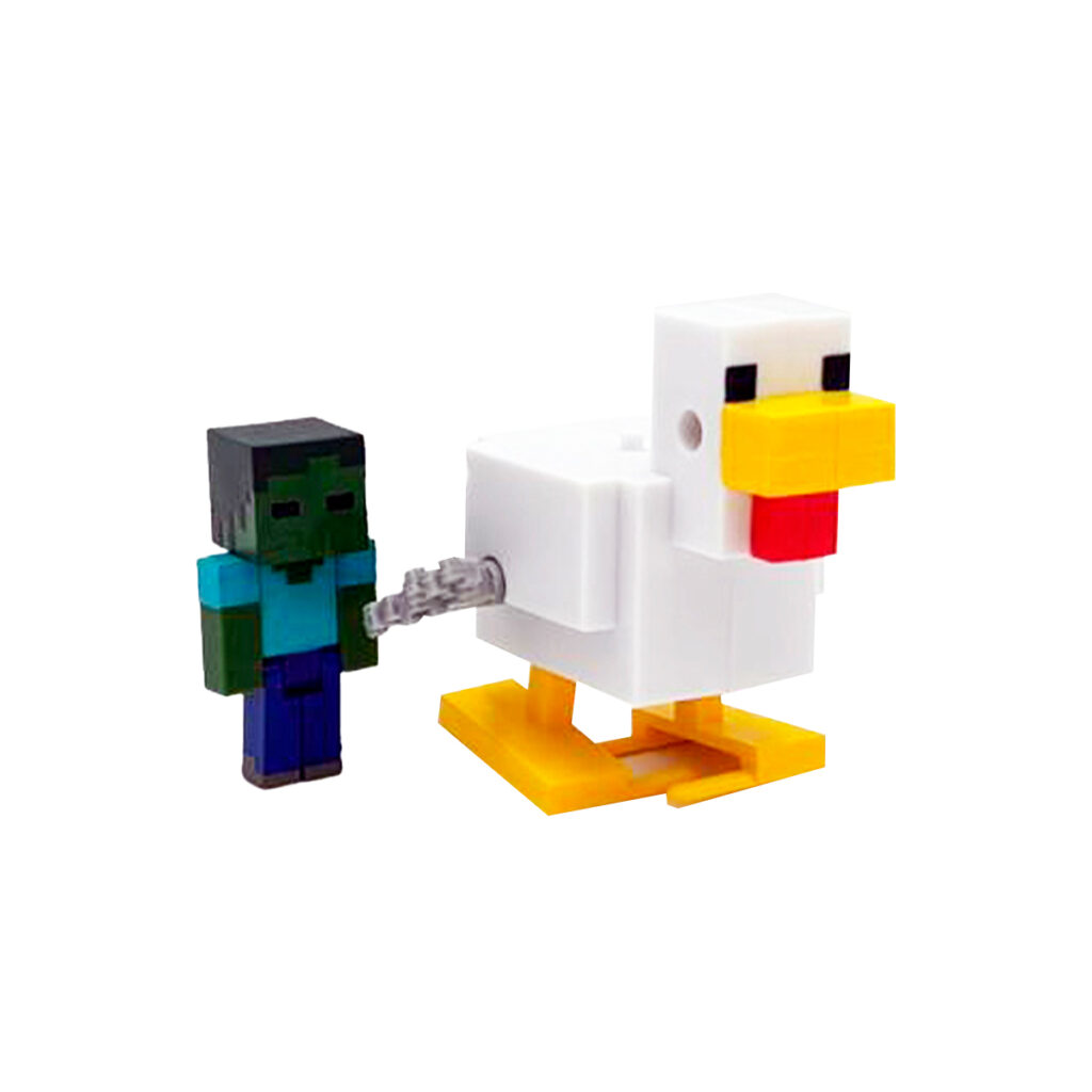 MINECRAFT BEBE ZOMBIE+JINETE