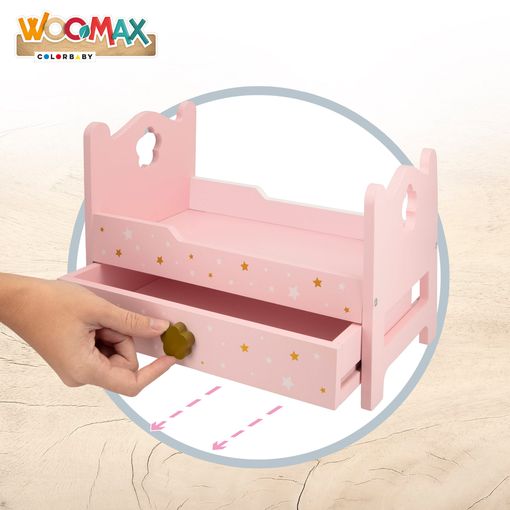 CAMA MADERA P/MUÑECAS