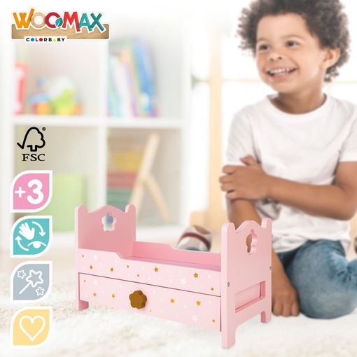CAMA MADERA P/MUÑECAS