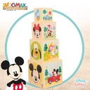 TORRE CUBOS MADERA C/FORMAS