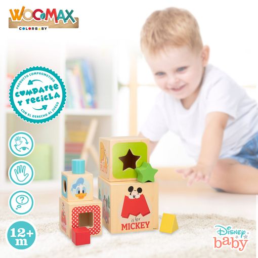 TORRE CUBOS MADERA C/FORMAS