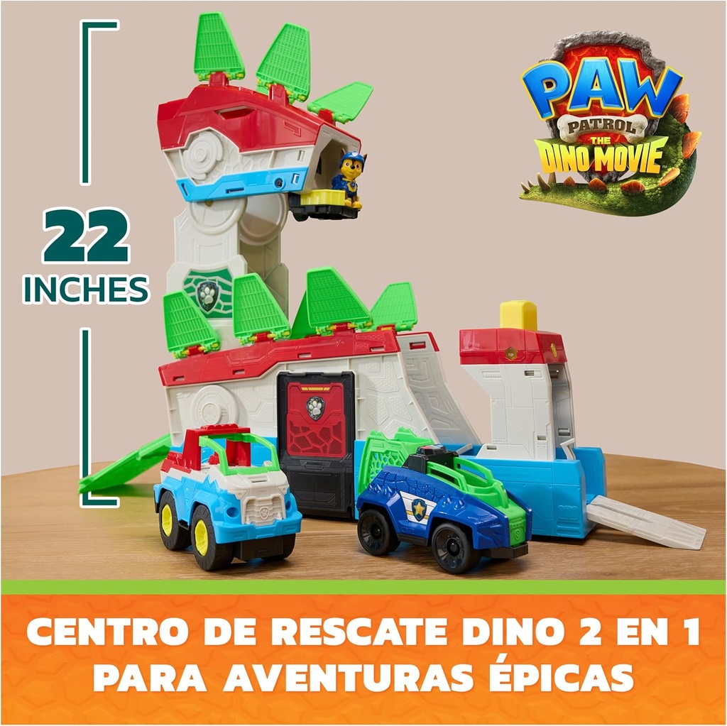 PAW PATROL CENTRO MANDO DINO
