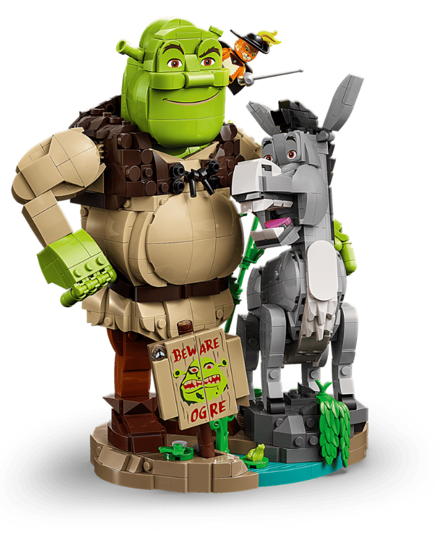 SHREK,ASNO Y GATO CON BOTAS