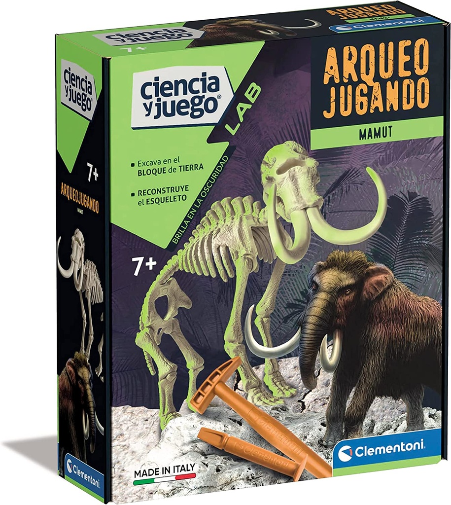 ARQUEOJUGANDO MAMUT FLUORESC.