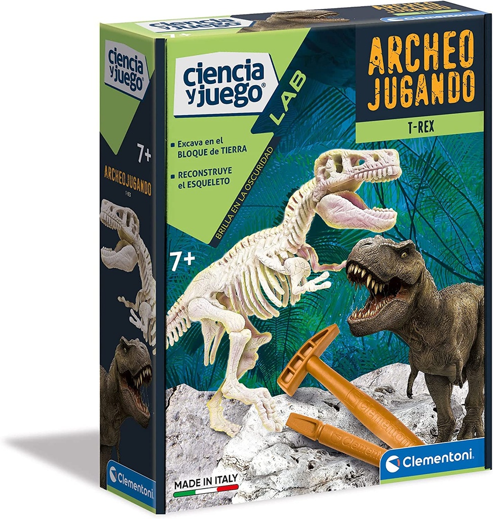 ARQUEOJUGANDO T-REX FLUORESC.