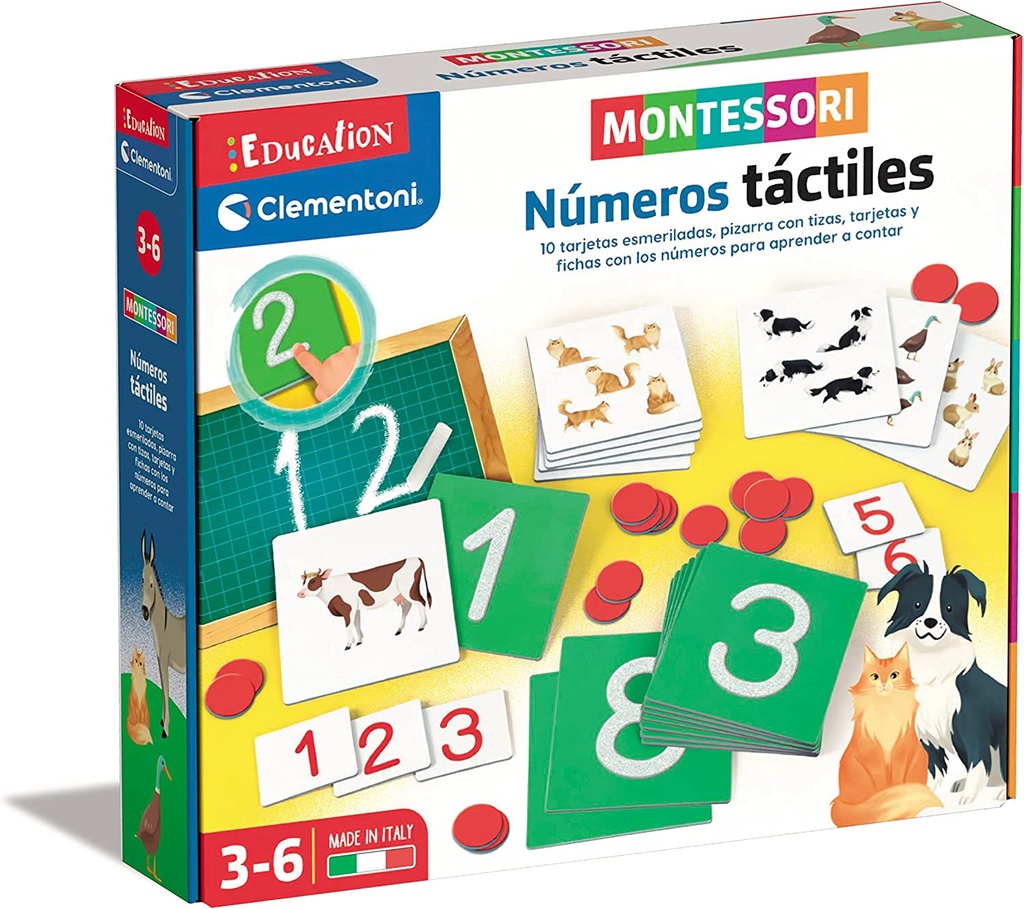 MONTESSORI NUMEROS TACTILES