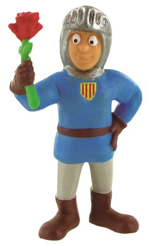 FIGURITA SANT JORDI ROSA